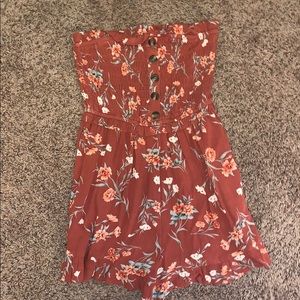 American eagle floral romper